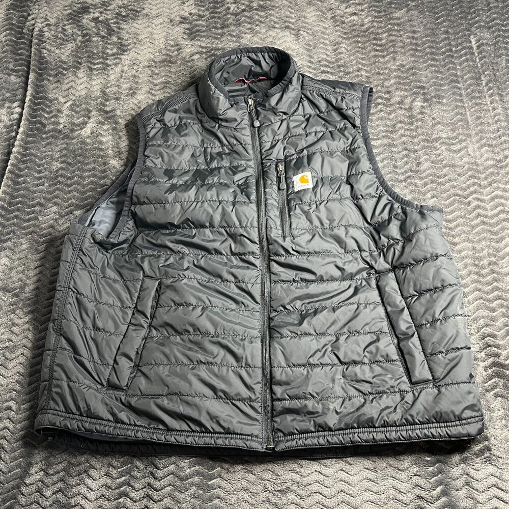 Carhartt Gilliam Vest Rain Defender Insulated Size 2XL Black